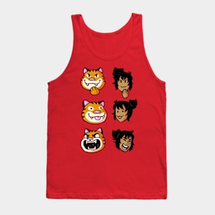 Tiger Face Tank Top